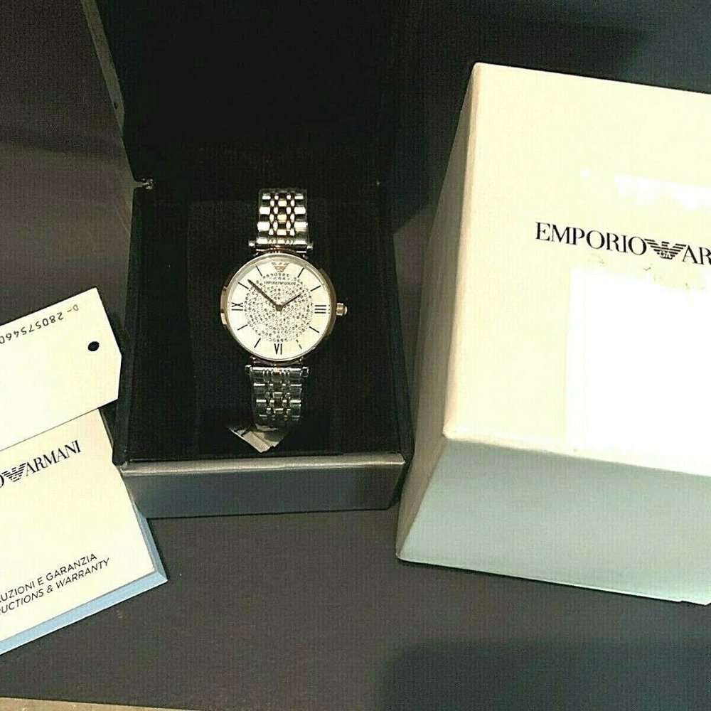Emporio Armani AR1926 Women's Watch Two Tone 32mm - Picture 3 of 8